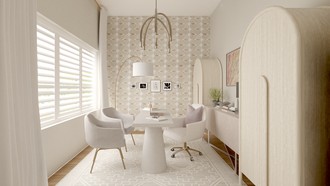Contemporary, Classic, Glam Office by Havenly Interior Designer Gabriela