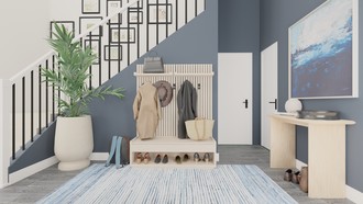 Bohemian, Midcentury Modern Entryway by Havenly Interior Designer Austin