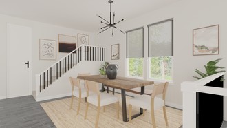 Contemporary, Minimal Dining Room by Havenly Interior Designer Austin