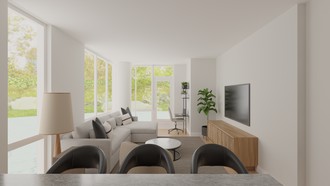 Contemporary Living Room by Havenly Interior Designer Cristina