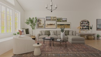 Midcentury Modern Living Room by Havenly Interior Designer Luis
