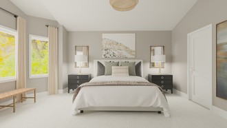 Rustic, Transitional Bedroom by Havenly Interior Designer Alyssa