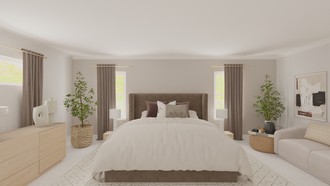 Modern, Bohemian Bedroom by Havenly Interior Designer Rocio