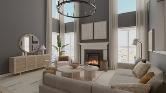 Modern, Minimal, Scandinavian Living Room by Havenly Interior Designer Anny