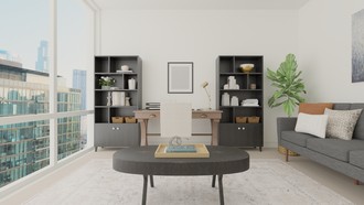 Midcentury Modern Living Room by Havenly Interior Designer Roxanna