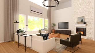 Contemporary, Modern, Transitional Living Room by Havenly Interior Designer Sofia