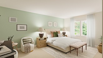 Farmhouse, Transitional Bedroom by Havenly Interior Designer Katherin