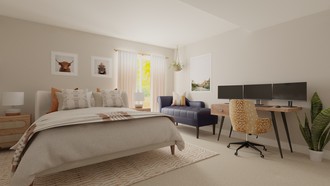 Global, Southwest Inspired Bedroom by Havenly Interior Designer Haley