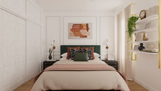 Eclectic, Midcentury Modern Bedroom by Havenly Interior Designer Andrea