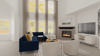 Modern Living Room by Havenly Interior Designer Christopher