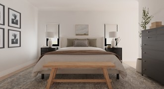 Transitional Bedroom by Havenly Interior Designer Camila
