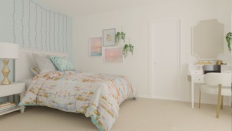 Glam, Preppy Bedroom by Havenly Interior Designer Nicole