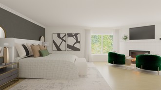 Modern, Classic, Glam, Transitional Bedroom by Havenly Interior Designer Nicole