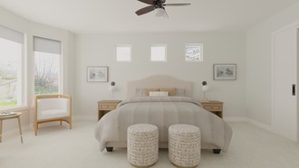 Modern, Coastal, Minimal, Scandinavian Bedroom by Havenly Interior Designer Adelaida