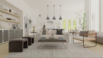Contemporary, Modern, Classic Living Room by Havenly Interior Designer Alyssa