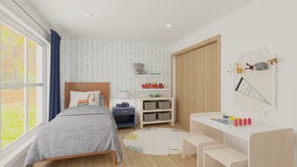 Midcentury Modern Bedroom by Havenly Interior Designer Florencia