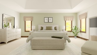Bohemian, Midcentury Modern, Scandinavian Bedroom by Havenly Interior Designer Nicole