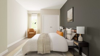 Midcentury Modern, Minimal Bedroom by Havenly Interior Designer Pamela