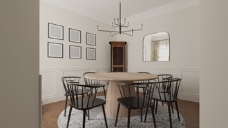 Modern, Transitional Dining Room by Havenly Interior Designer Megan