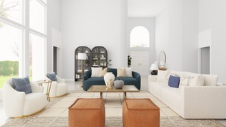 Classic Contemporary Living Room by Havenly Interior Designer Lilia