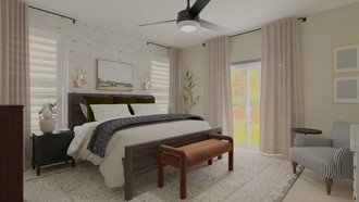 Classic, Eclectic, Traditional, Farmhouse, Rustic, Transitional, Vintage, Global Bedroom by Havenly Interior Designer Michelle