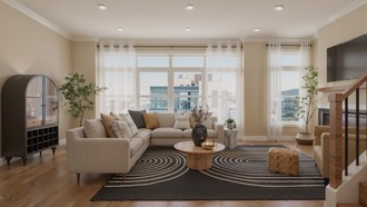  Living Room by Havenly Interior Designer Veridiana