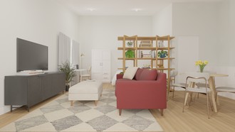 Contemporary Living Room by Havenly Interior Designer Shahana