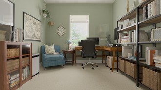 Classic, Industrial, Traditional, Transitional Office by Havenly Interior Designer Nicole
