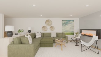Modern, Bohemian Living Room by Havenly Interior Designer Florencia