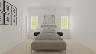 Contemporary, Transitional Bedroom by Havenly Interior Designer Veronica