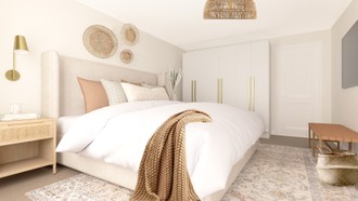 Modern, Bohemian, Scandinavian Bedroom by Havenly Interior Designer Hayley