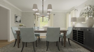 Classic, Traditional, Farmhouse Dining Room by Havenly Interior Designer Vye
