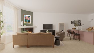 Modern, Classic, Midcentury Modern, Scandinavian Living Room by Havenly Interior Designer Rocio