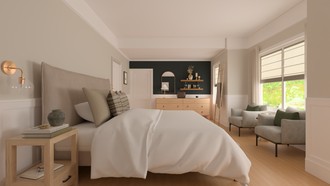 Bohemian, Midcentury Modern Bedroom by Havenly Interior Designer Ashley