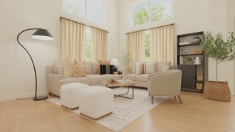 Classic Living Room by Havenly Interior Designer Malena