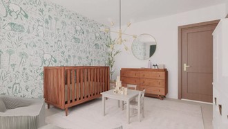 Midcentury Modern Nursery by Havenly Interior Designer Ceci