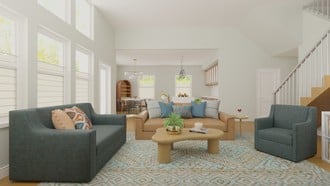 Eclectic, Bohemian, Midcentury Modern Living Room by Havenly Interior Designer Marisa