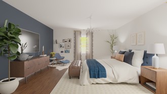 Transitional, Midcentury Modern Bedroom by Havenly Interior Designer Juliana