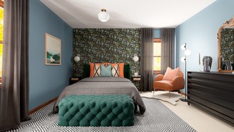 Eclectic Bedroom by Havenly Interior Designer Camila