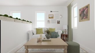Bohemian Living Room by Havenly Interior Designer Sophia