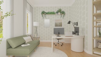 Bohemian, Transitional Office by Havenly Interior Designer Elisa
