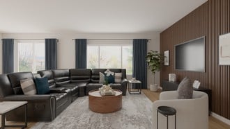 Contemporary Living Room by Havenly Interior Designer Tatiana