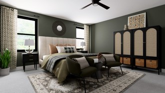 Bohemian, Transitional Bedroom by Havenly Interior Designer Estrellita