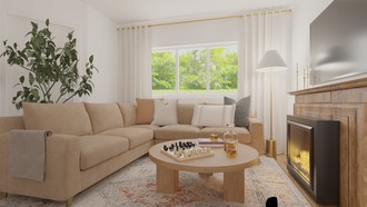 Midcentury Modern Living Room by Havenly Interior Designer Mika