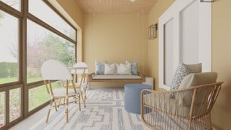Transitional Outdoor Space by Havenly Interior Designer Tatiana