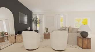 Scandinavian Living Room by Havenly Interior Designer Karina