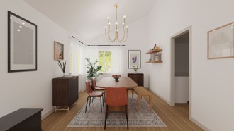 Modern, Minimal Dining Room by Havenly Interior Designer Ana