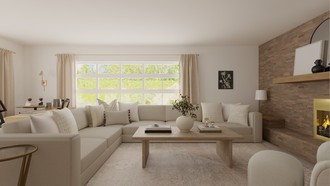 Modern, Classic Contemporary Living Room by Havenly Interior Designer Andrea
