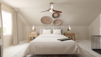Contemporary, Modern, Bohemian, Scandinavian Bedroom by Havenly Interior Designer Danie