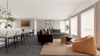 Contemporary, Modern, Industrial Living Room by Havenly Interior Designer Gabriela